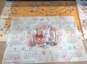 くまのプーさんおせち三段重2023カレンダー＆風呂敷